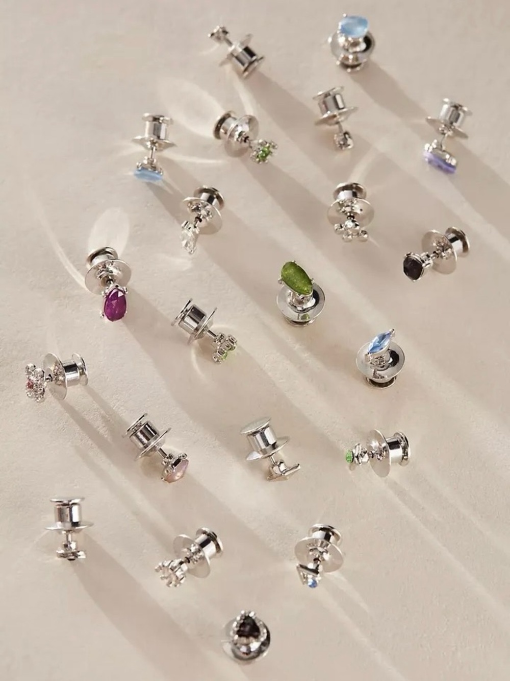 Free People Assorted Crystal Petite Pin Set - Picture 2 of 6